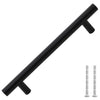 Vidaxl handvatten 10 st 160 mm roestvrij staal zwart