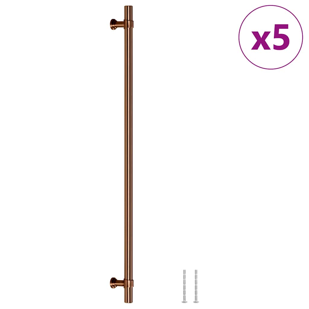 Vidaxl handvatten 5 st 320 mm roestvrij staal bronskleurig
