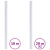 Vidaxl raamfolies mat pvc transparantgrijs