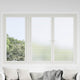 VidaXL Raamfolies strepenpatroon mat PVC