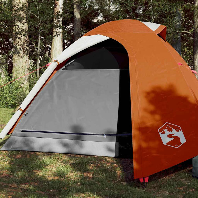 Vidaxl koepeltent 3-persoons waterdicht oranje