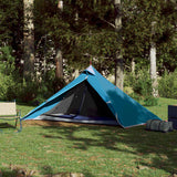 Vidaxl hangende tipi tent 1-persoons waterdicht blauw - afbeelding 1