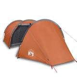 Vidaxl tunneltent 4-persoons waterdicht oranje - afbeelding 2