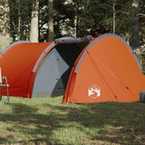 Vidaxl tunneltent 4-persoons waterdicht oranje - afbeelding 1