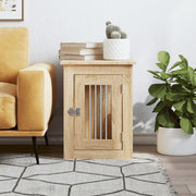 Vidaxl hondenbench 45x62x59 cm bewerkt hout sonoma eikenkleurig - afbeelding 3