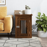 Vidaxl hondenbench 45x62x59 cm bewerkt hout bruin eikenkleur - afbeelding 3