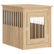 Vidaxl hondenbench 55x75x65 cm bewerkt hout sonoma eikenkleurig - afbeelding 2