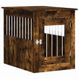 Vidaxl hondenbench 55x75x65 cm bewerkt hout gerookt eikenkleurig - afbeelding 2