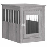 Vidaxl hondenbench 55x75x65 cm bewerkt hout grijs sonoma - afbeelding 2