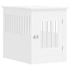 Vidaxl hondenbench 55x80x68 cm bewerkt hout wit