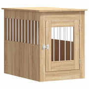 Vidaxl hondenbench 55 x 80 x 68 cm bewerkt hout sonoma eikenkleurig - afbeelding 2