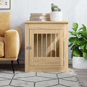 Vidaxl hondenbench 64,5x80x71 cm bewerkt hout sonoma eikenkleurig - afbeelding 3