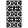 Vidaxl trapmatten 5 st 25x75 cm rubber