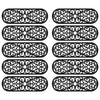 Vidaxl trapmatten 10 st 25x75 cm rubber