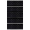Vidaxl trapmatten 5 st 25x75 cm rubber