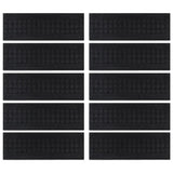 Vidaxl trapmatten 10 st 25x75 cm rubber - afbeelding 3