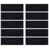Vidaxl trapmatten 10 st 25x75 cm rubber
