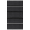 Vidaxl trapmatten 5 st 25x75 cm rubber