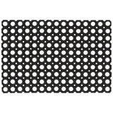 Vidaxl deurmat rechthoekig 40x60 cm rubber - afbeelding 1
