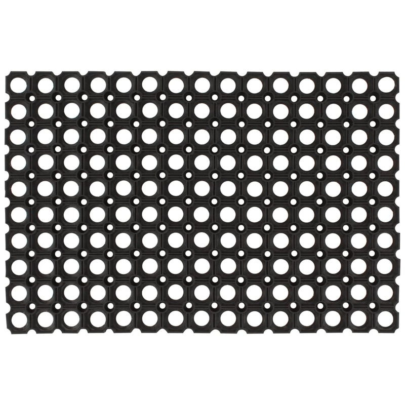 Vidaxl deurmat rechthoekig 40x60 cm rubber