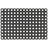 Vidaxl deurmat rechthoekig 40x60 cm rubber - afbeelding 1