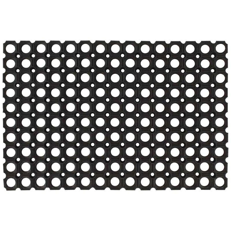 Vidaxl deurmat rechthoekig 40x60 cm rubber