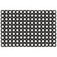 Vidaxl deurmat rechthoekig 60x80 cm rubber