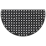 Vidaxl deurmat halfrond 45x75 cm rubber - afbeelding 3