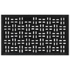 Vidaxl deurmat rechthoekig 45x75 cm rubber