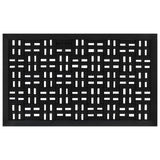 Vidaxl deurmat rechthoekig 45x75 cm rubber - afbeelding 1