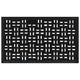 Vidaxl deurmat rechthoekig 45x75 cm rubber
