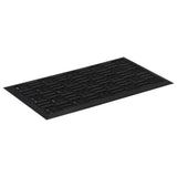 Vidaxl deurmat rechthoekig 45x75 cm rubber - afbeelding 2
