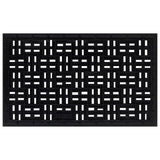 Vidaxl deurmat rechthoekig 45x75 cm rubber - afbeelding 3