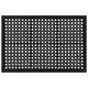 Vidaxl deurmat rechthoekig 60x90 cm rubber