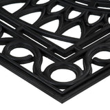 Vidaxl deurmat rechthoekig 45x75 cm rubber - afbeelding 3