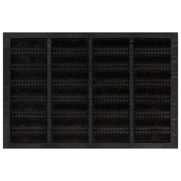 Vidaxl deurmat rechthoekig 40x60 cm rubber en kokosvezel
