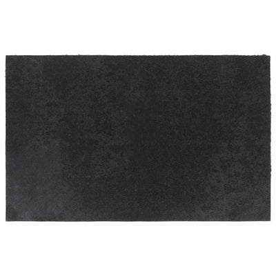 Vidaxl deurmat 50x80 cm getufte kokosvezel zwart