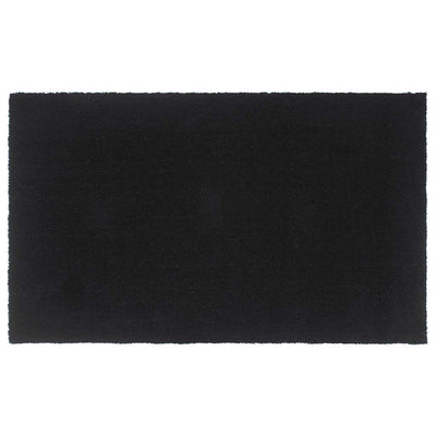 Vidaxl deurmat 90x150 cm getufte kokosvezel zwart