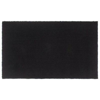 Vidaxl deurmat 90x150 cm getufte kokosvezel zwart