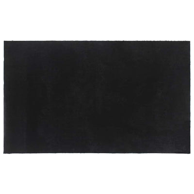 Vidaxl deurmat 90x150 cm getufte kokosvezel zwart