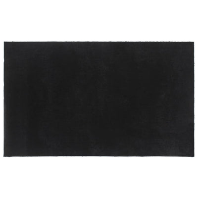 Vidaxl deurmat 90x150 cm getufte kokosvezel zwart