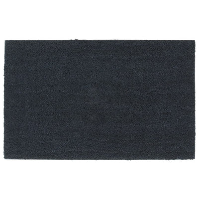 Vidaxl deurmat 50x80 cm getufte kokosvezel donkergrijs
