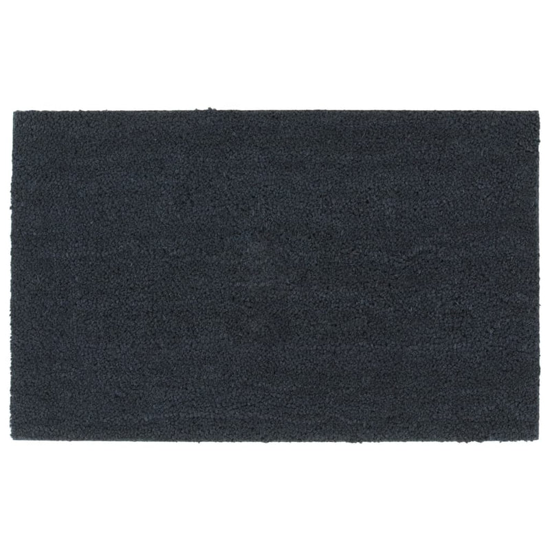 Vidaxl deurmat 50x80 cm getufte kokosvezel donkergrijs