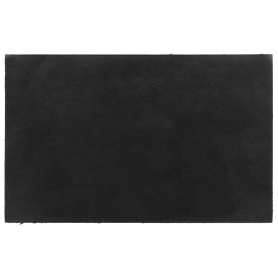 Vidaxl deurmat 50x80 cm getufte kokosvezel donkergrijs