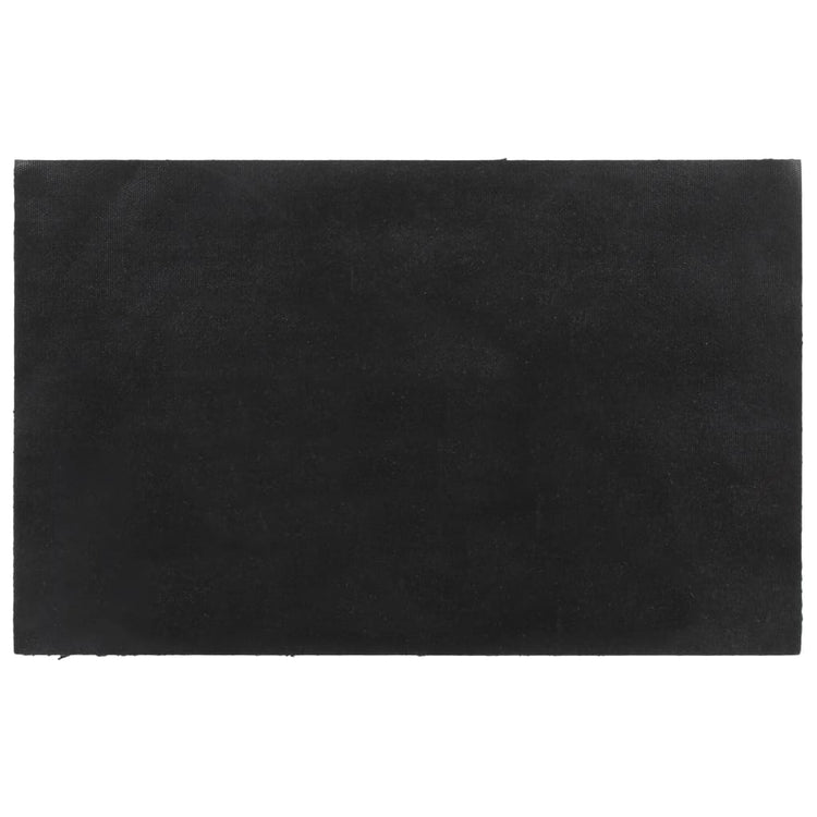 Vidaxl deurmat 50x80 cm getufte kokosvezel donkergrijs