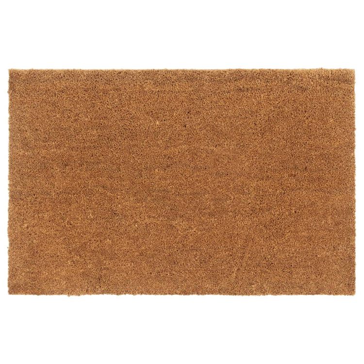 Vidaxl deurmat 65x100 cm getufte kokosvezel naturel