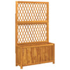 Vidaxl plantenbak met latwerk 100x32x165 cm massief acaciahout