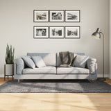 Vidaxl vloerkleed huarte laagpolig zacht wasbaar 100x200 cm antraciet - afbeelding 1