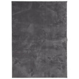 Vidaxl vloerkleed huarte laagpolig zacht wasbaar 140x200 cm antraciet - afbeelding 2