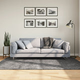 Vidaxl vloerkleed huarte laagpolig zacht wasbaar 140x200 cm antraciet - afbeelding 1